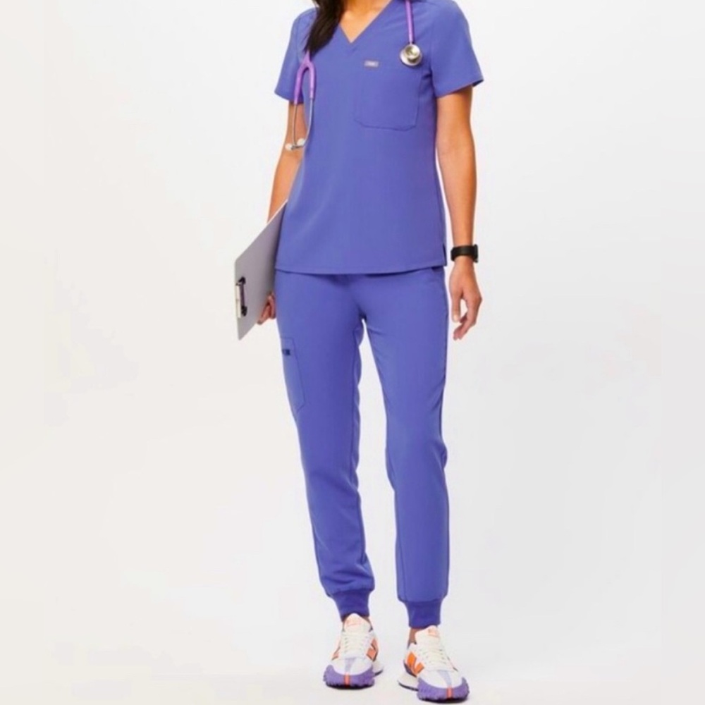 Figs Zamora joggers, size S Tall, in color blueberry, like new